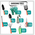 10CLUB Garden Tool Kit - 9 Pieces