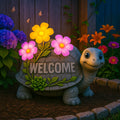 Whimsical Welcome Turtle